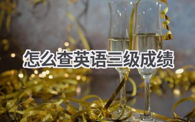 怎么查英语三级成绩-580学习网